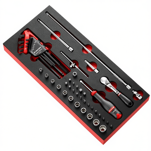 ชุดประแจวงล้อแบบล็อค Facom ขนาด 1/4 นิ้ว และซ็อกเก็ตขนาดนิ้ว พร้อมโมดูลโฟม ผลิตภัณฑ์ระดับพรีเมียม - Product Image 2