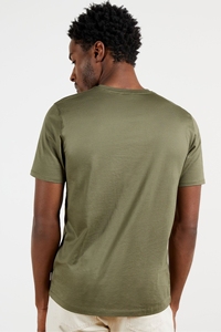 Camiseta larga de algodón 100% de alta calidad con estampado Digital personalizado Unisex con cuello en V holgado Anti-retráctil - Product Image 5