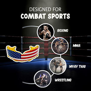 Protège-dents de sport personnalisés en gros avec logo, protège-dents de football américain, de basketball, protège-dents de boxe personnalisés - Product Image 3