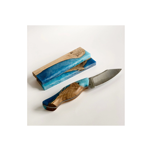 Couteau en bois et résine Couteau de chef de 8 pouces Couteaux de cuisine pour ustensiles de cuisine et restaurants au meilleur prix - Product Image 1