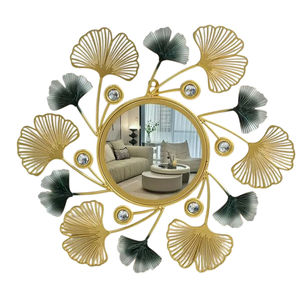 Miroir mural ovale moderne Miroir mural en métal doré de haute qualité Miroir décoratif créatif pour la maison et les restaurants - Product Image 6