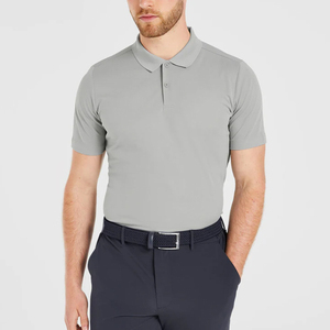 Tendencia última moda hombres Polo camiseta con manga corta de alta calidad logotipo personalizado Material de algodón duradero hombres Polo camisa - Product Image 4