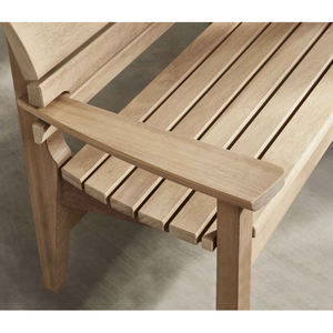 Sereno Linear Teak <b>Wood</b> <b>Bench</b> - Product Image 4