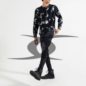 Sudadera térmica de cuello redondo para hombre de algodón 100% de alta calidad OEM para invierno - Product Image 4