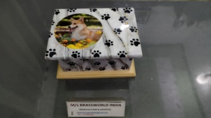 โกศไม้สำหรับสัตว์เลี้ยงกล่องไม้ใส่โกศสัตว์หลากสี - Product Image 5