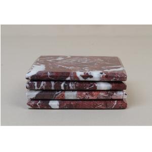 Fabrication indienne Sous-verres en marbre de style minimaliste Imperméable à l'eau Utilisation intérieure Grande dalle Quantité en vrac Thé contemporain Café Villas - Product Image 1