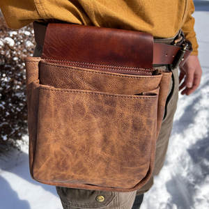 กระเป๋าหนัง falconry nubuck คุณภาพสูงกระเป๋าหนังสีไม่ซ้ำใคร - Product Image 1