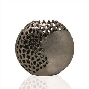 Vase à fleurs en aluminium Michael Aram Butterfly Ginkgo Bud, finition nickelée, polissage brillant, luxe moderne, fantaisie, vente chaude, maison 2023 - Product Image 6