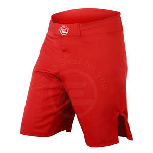 กางเกงขาสั้นชกมวยผ้าซาตินผสมโพลีเอสเตอร์สำหรับออกกำลังกาย - Product Image 1