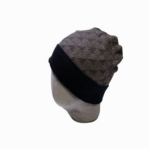Bonnet à carreaux unisexe de luxe et chaud avec lettre Jacquard Casquette de ski de marque personnalisable pour les voyages d'hiver - Product Image 3