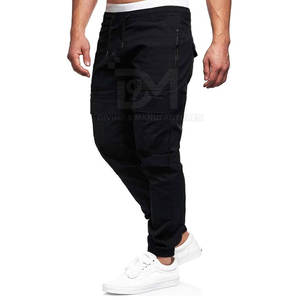 Usine Offres Spéciales Hommes Cargo Pantalon 100% Coton Style Décontracté Motif Droit Léger Lavage Foncé avec Polaire Chaud - Product Image 6