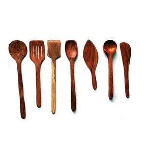Cuillère en bois de qualité supérieure Couverts durables Cuillères de service et de cuisine de meilleure qualité pour les fêtes. - Product Image 3
