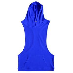 Wholesale Custom Logo Gym Blank Sleeveless Hoodies <b>Muscle</b> <b>Vest</b> Shirt Workout Clothing Men Stringer Tank Top Men - Product Image 4