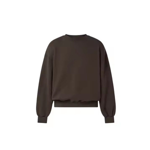 Streetwear de qualité personnalisée 100% coton uni col rond à manches longues polaire ras du cou sweat pour hommes fabriqué par le Pakistan - Product Image 1