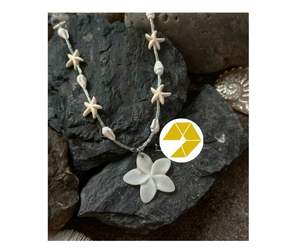 Beach Elegance Seashell <b>Necklace</b> White Pearl Starfish <b>Choker</b> Bulk Offer Tropical Style Seashell <b>Necklace</b> for Summer Fashion - Product Image 6