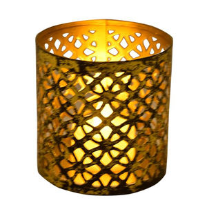 Luxurious Gold Finished Iron Metal T Light Holder Reasonably Priced <b>Candle</b> Votive Holder for Home Office for <b>Glass</b> <b>Candle</b> - Product Image 2