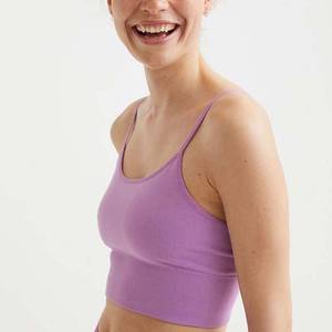 Sujetador Deportivo Ligero para Mujer, Alta Sujeción, Transpirable, Secado Rápido, Spandex/Nylon, Logotipo Personalizado en la Parte Delantera, Servicio OEM - Product Image 4