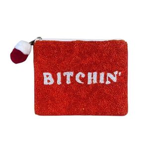 Declaración de moda hecha a mano MUAH Multicolor bordado con cuentas Mini bolso con cremallera hermosa elegante Top de moda de la India - Product Image 2