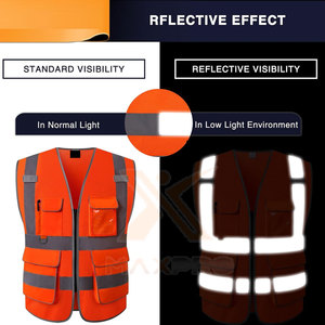 Gilet de sécurité réfléchissant de haute qualité, dernier design, pour usage extérieur - Product Image 3
