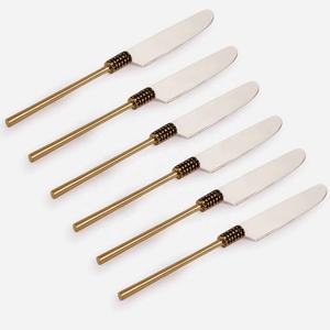 Cheese Spreader <b>Table</b> Decorative Gold & Silver Cheese Slicer Set Cheese Set Stainless Steel Handmade Green Resin Round Handle - Product Image 1