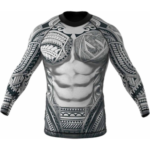 Rashguard de MMA de Alta Calidad, Rashguard Sublimado Personalizado para Hombre, OEM ODM, Rashguards Totalmente Sublimados, Camiseta de Artes Marciales y Bjj - Product Image 3