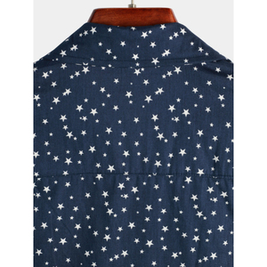 Camisas estampadas de algodón personalizadas para hombres con gráficos de eventos de equipo Camisas de algodón personalizadas con arte gráfico humorístico - Product Image 6