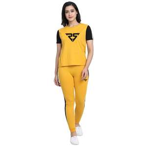 Customized Logo Design <b>Women's</b> Casual Tshirts Trousers Tracksuits High Quality Waterproof OEM Printed Embroidered Custom Designs - Product Image 6