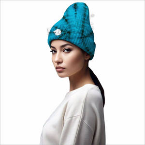 Bonnet en jacquard pour femme, faible MOQ, bonnet épais pour femme, vente directe d'usine, bonnet pour femme - Product Image 1