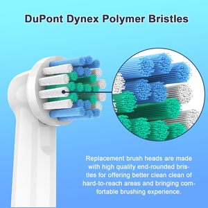 Dual-Color Spiral Polishing Round <b>Toothbrush</b> <b>Head</b> Refills Generic for Oral Bs Electric Brush <b>Heads</b> Wholesale OEM Factory - Product Image 4