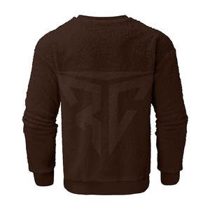 Meilleure vente Sweat-shirt Sherpa pour homme pull de haute qualité dans des couleurs personnalisées motif solide décontracté hiver taille haut prix vêtements - Product Image 4