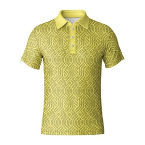 Camiseta de Golf de Manga Corta Antiarrugas de Jersey Sólido al por Mayor para Hombre, de Poliéster y Spandex, de Secado Rápido y Elástica, Ropa de Golf para Hombre, Vietnam - Product Image 5