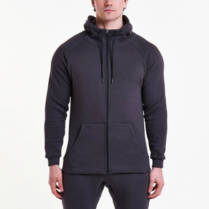 Gym Wear Hommes Fermetures à glissière Hoodies Coton Polaire Hommes Must Have Collection Hiver Haute Qualité Zipper Hoodies - Product Image 3