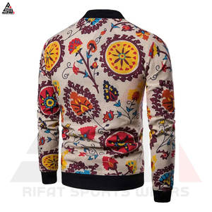 เสื้อแจ็กเก็ตบอมเบอร์สำหรับผู้ชายกันลมบุนวมผ้าแคนวาสลด้านหน้าโลโก้ตามสั่งสำหรับฤดูหนาว - Product Image 6