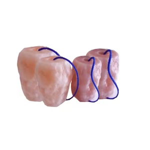 Bloque de sal para lamer del Himalaya de alta calidad del fabricante directo, hecho a mano, duradero, tamaño personalizado, secado en estilo de cuerda - Product Image 1