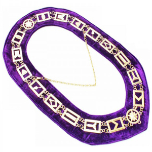 Rite Écossais Maçonnique 14e Degré Loge de Perfection Collier en Métal Chaîne Paillettes 2025 Année Collier Maçonnique Fournisseur En Gros - Product Image 6