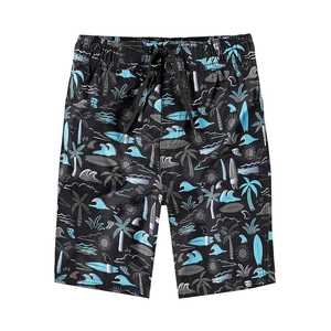 Pantalones cortos de playa con sublimación de carga de lona de calle alta Unisex 100% poliéster secado rápido impreso personalizado hombres mujeres - Product Image 5