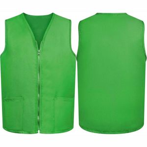 Chaleco de trabajo de hombre de invierno a prueba de viento de lona transpirable de alta calidad con diseño LAVADO DE 5 dimensiones con múltiples bolsillos - Product Image 4