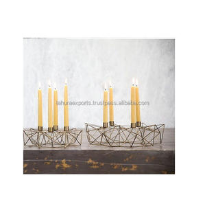 Candelabro de boda de metal de último diseño, candelabro decorativo para el hogar personalizado hecho a mano para exteriores e interiores - Product Image 3