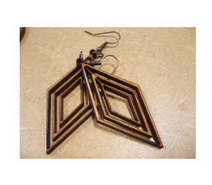 Pendientes de madera Vintage de entrega rápida para mujer, pendientes de moda chapados, precio barato, venta al por mayor, artesanía de India - Product Image 3