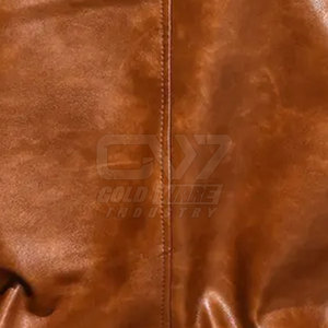 Chaquetas de cuero de la mejor calidad Chaquetas de cuero impresas con logotipo personalizado Chaqueta de invierno de material duradero - Product Image 5
