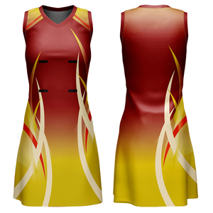 Diferentes diseños sublimación Netball Jersey venta al por mayor de secado rápido de poliéster mujeres barato Netball uniforme precio barato transpirable - Product Image 6