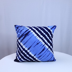 Cojines de algodón orgánico con exquisitos patrones impresos de bloques de mano, textil suave ecológico para una decoración elegante del hogar - Product Image 5