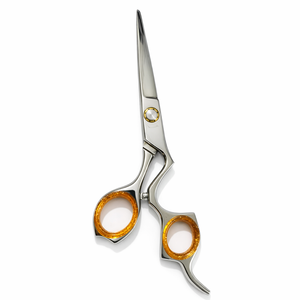 กรรไกรตัดผมมือขวาใบมีดคมสแตนเลสอย่างดีขนาด 6.5 นิ้ว สำหรับร้านทำผมและร้านตัดผม - Product Image 1