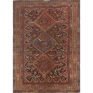 Alfombra de Lana Azul Kiaan Anudada a Mano Paem-1425 9x12 Rectangular con Patrón de Medallón para Decoración de Sala de Estar o Uso en Pasillos - Product Image 1