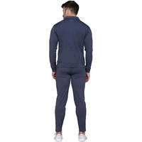 Conjunto Deportivo Personalizado para Hombre, Invierno, Diseño Sólido Regular, Ligero, Poliéster/Algodón, Cintura Elástica, Transpirable