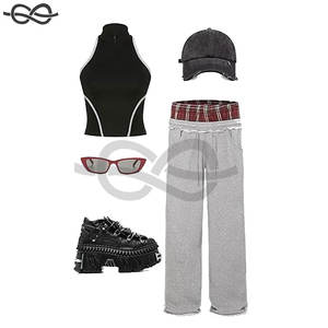 กางเกงฮิปฮอปทรงหลวมสำหรับผู้ชายกางเกงนักขี่จักรยานทรงแบ็กกี้พิมพ์ลายมีสไตล์กางเกงแฟชั่นอินเทรนด์ในเมือง - Product Image 6