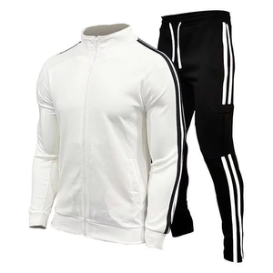Conjunto Deportivo para Hombre, Chándal con Logotipo Personalizado, Manga Larga, Cremallera Completa, Conjunto para Correr y Trotar, 2 Piezas - Product Image 3