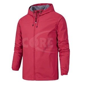Veste imperméable coupe-vent de haute qualité pour homme Veste de pluie personnalisée et respirante LOGO OEM Vestes d'extérieur - Product Image 2