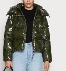 Veste bouffante respirante en toile de luxe Mode d'hiver à capuche pour femmes - Product Image 3