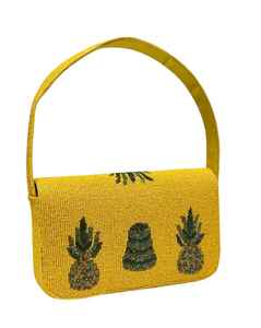 Bolso de Mano Casual de Moda para Mujer, Bolso de Mano con Cuentas, Disponible, Bolso de Mano Floral con Cuentas Hecho a Mano por msr - Product Image 2